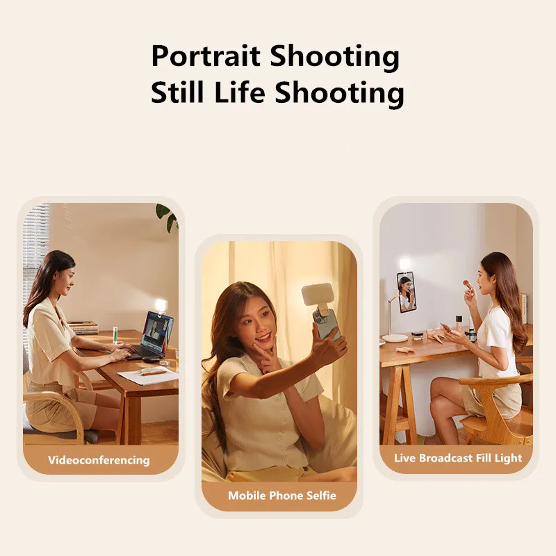 Video Conference Lighting Kit for Remote Working Distance Learning Zoom Call Lighting Computer Laptop Video Conferencing