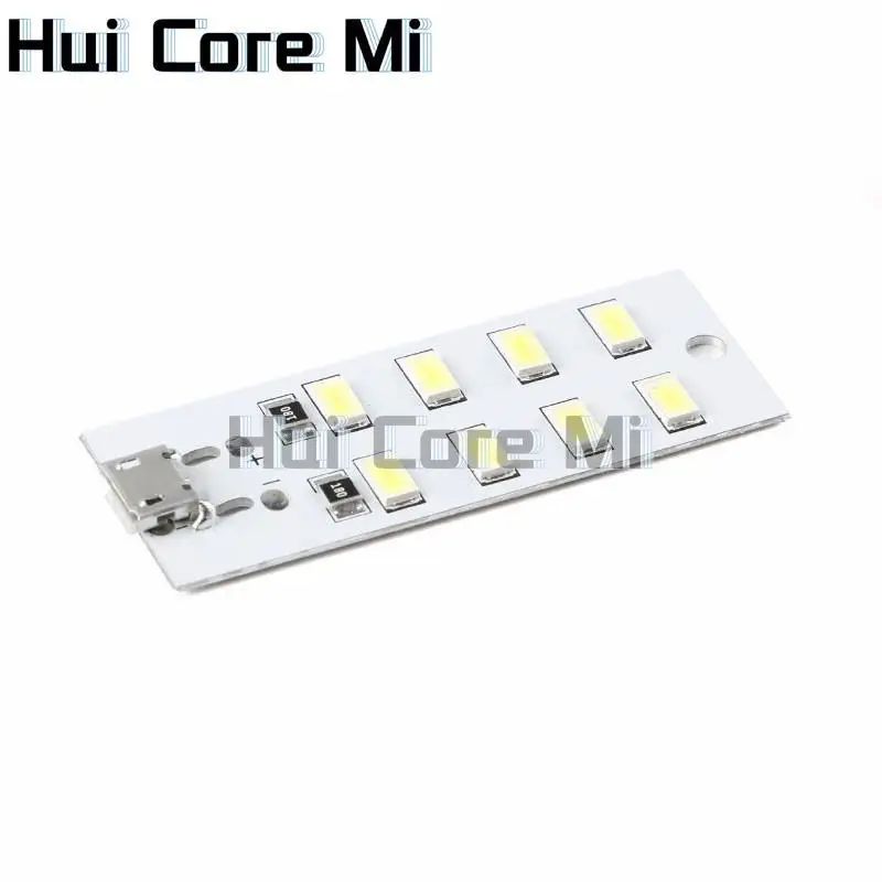 high quality 5730 smd 5V 430mA~470mA White Mirco Usb 5730 LED lighting panel USB mobile light Emergency light night light