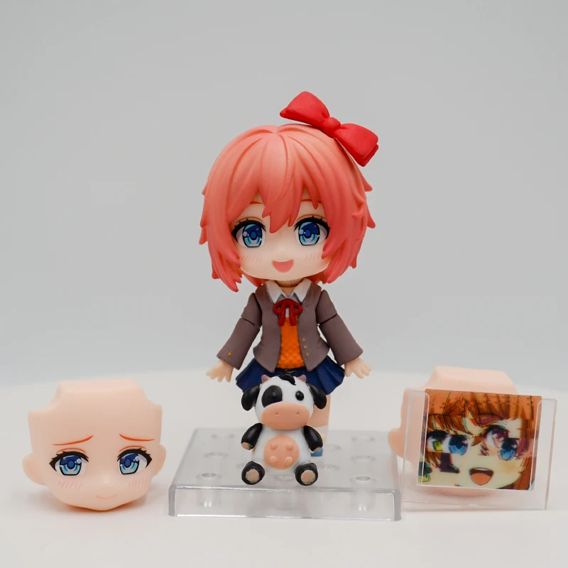 #2250 Doki Doki Literature Club! Sayori Anime Girl Figure #2283 Yuri Action Figure Natsuki/Monika Figurine Model Doll Toys Gifts