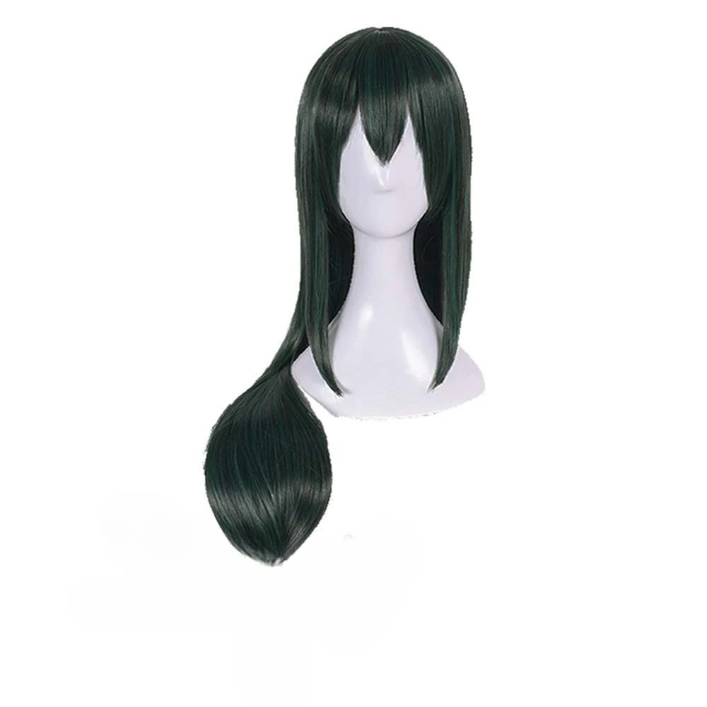 My Boku No Hero Academia Tsuyu Asui Dark Green Wig For Cosplay