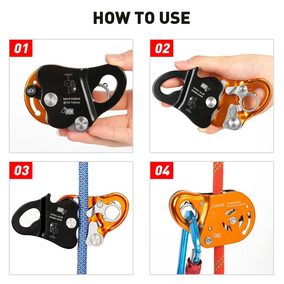 XINDA Rock Climbing Asending & Descending Safety Equipment