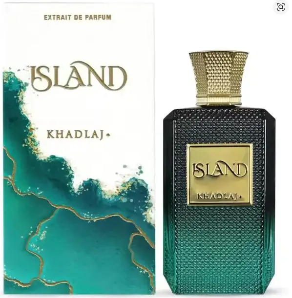 عطر Khadlaj Island Vanilla Eau De Parfum Spray Oriental Tune عطر رجالي يدوم طويلاً عطر دبي العربية 100 مل