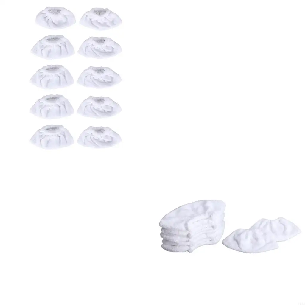 J6PE 6/10Pcs Replacement Steam Cleaner Mops Brush Head Pad Cover For SC1 SC2 SC3