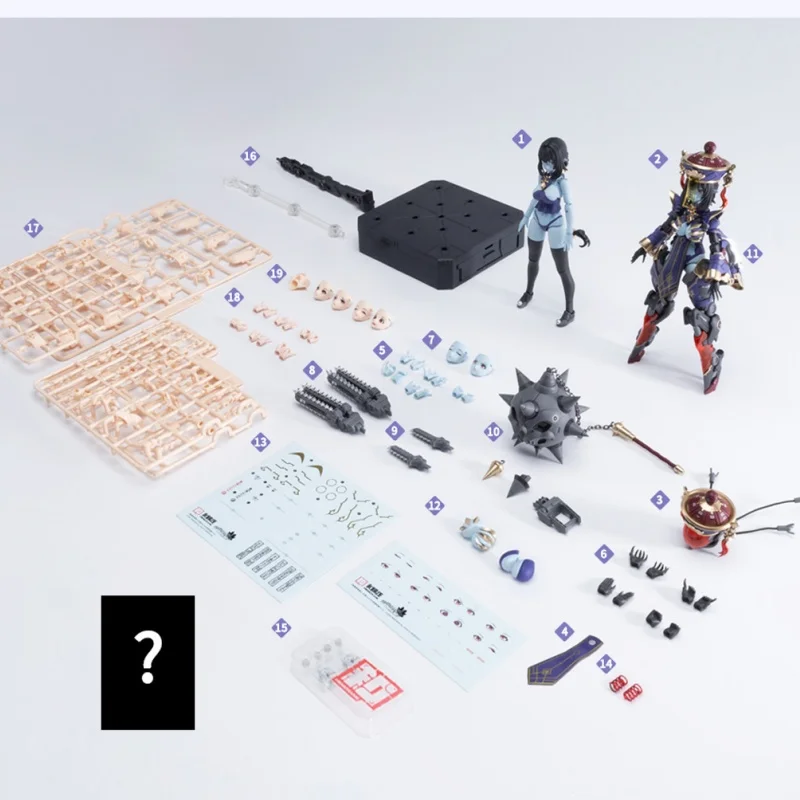 Hemoxian 1/12 مقياس كامل عمل البلاستيك أطقم منمذجة صدى سلسلة ميدتا Jiulian غيبوبة فتاة Mecha Musume الجمعية لعبة #2