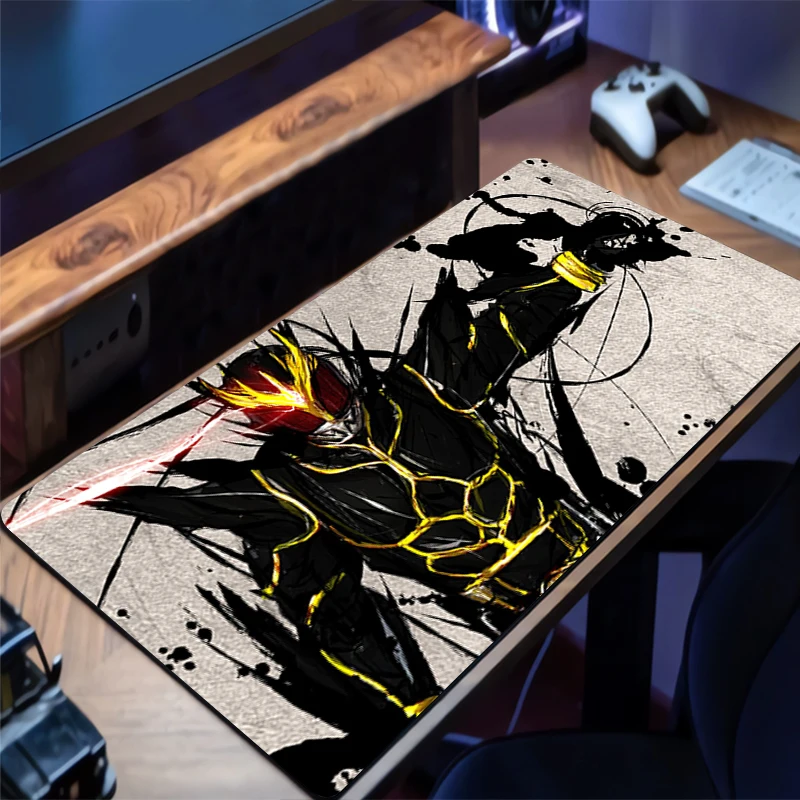 

Mouse Pad Kamen Rider Kuuga Office Desk Mat Anime Gaming Mats Rubber Mousepad PC Accessories Extended Pad Non-Slip Keyboard Mat