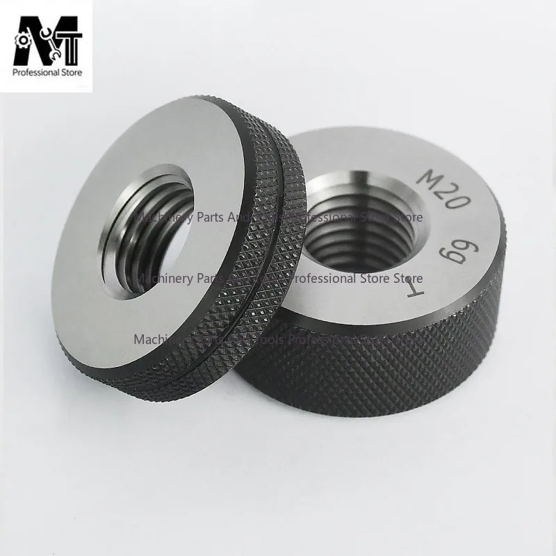 1set M2 M4 M5 M6 M8 M10 M12 M14 M16 M18 M22 M24 6g T&Z Metric Threaded Ring Gauge Measuring External Thread Pass Stop GO NOGO
