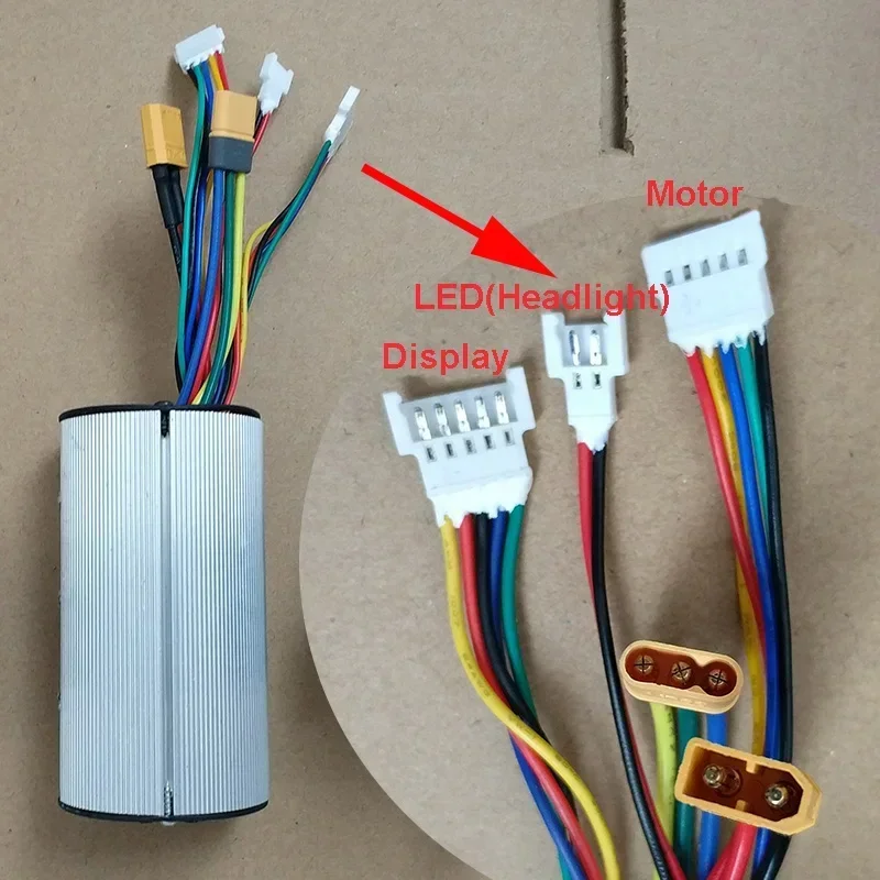 6.5 Inch Electric Scooter Controller with Display Brake Lever 24V 250W 12A 13A DIGMA Scooter Replacement LCD Monito Repair Parts