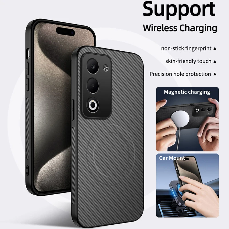 حافظة لهاتف OPPO A5m A5i A5x A20 A60 A80 A30x A40m A3x A6 Pro 4G 5G شحن لاسلكي مغناطيسي غطاء خلفي ناعم #1