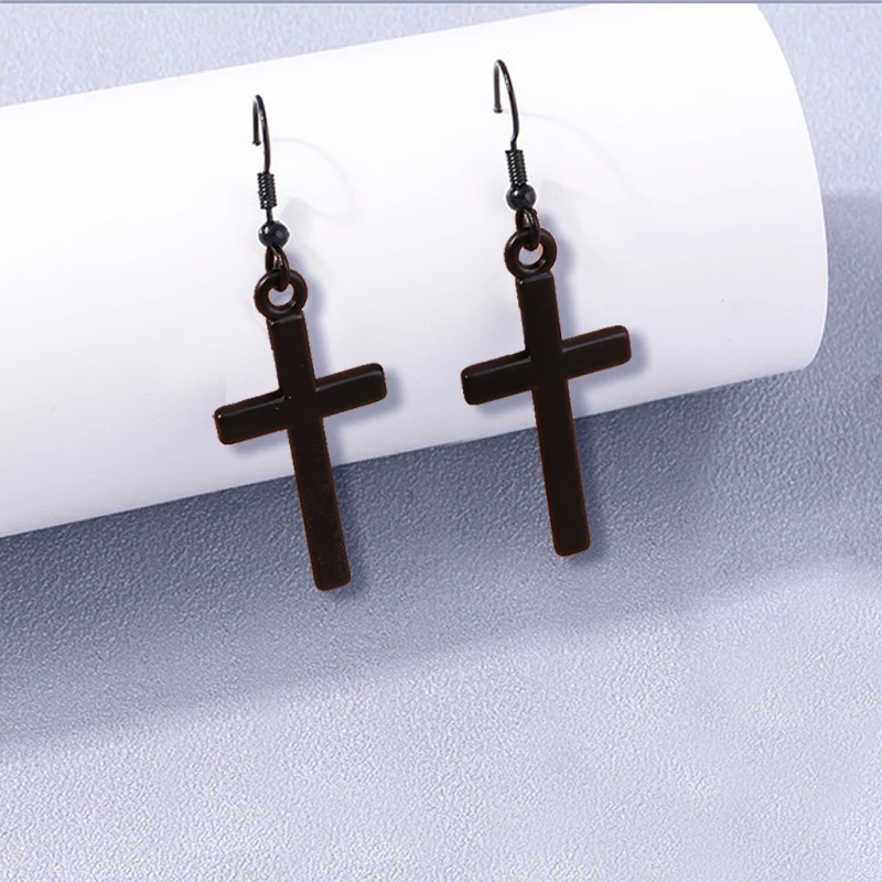 Aihua Gothic Vintage Schwert-Ohrringe für Damen und Herren, modischer Punk-Rock-Party-Schmuck, Accessoires, Geschenk, Fantasy-Kreuz-Ohrringe – Detail 17