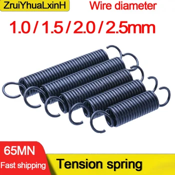 פתח הוק מתיחה ומשיכה אחורית קוטר פלדת קפיץ: 1.0mm, 1.5mm, 2.0mm, קוטר חיצוני: 10mm 12mm 15mm 20mm