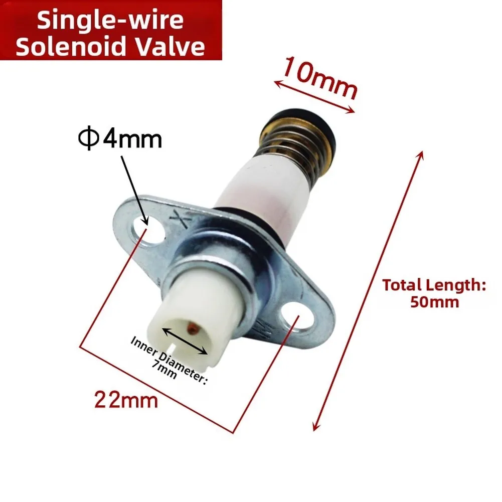 Gas Safety Valve Solenoid Valve Replacement Daily Cooking Use For LPG Stoves User Friendly Installation Parts Needle
