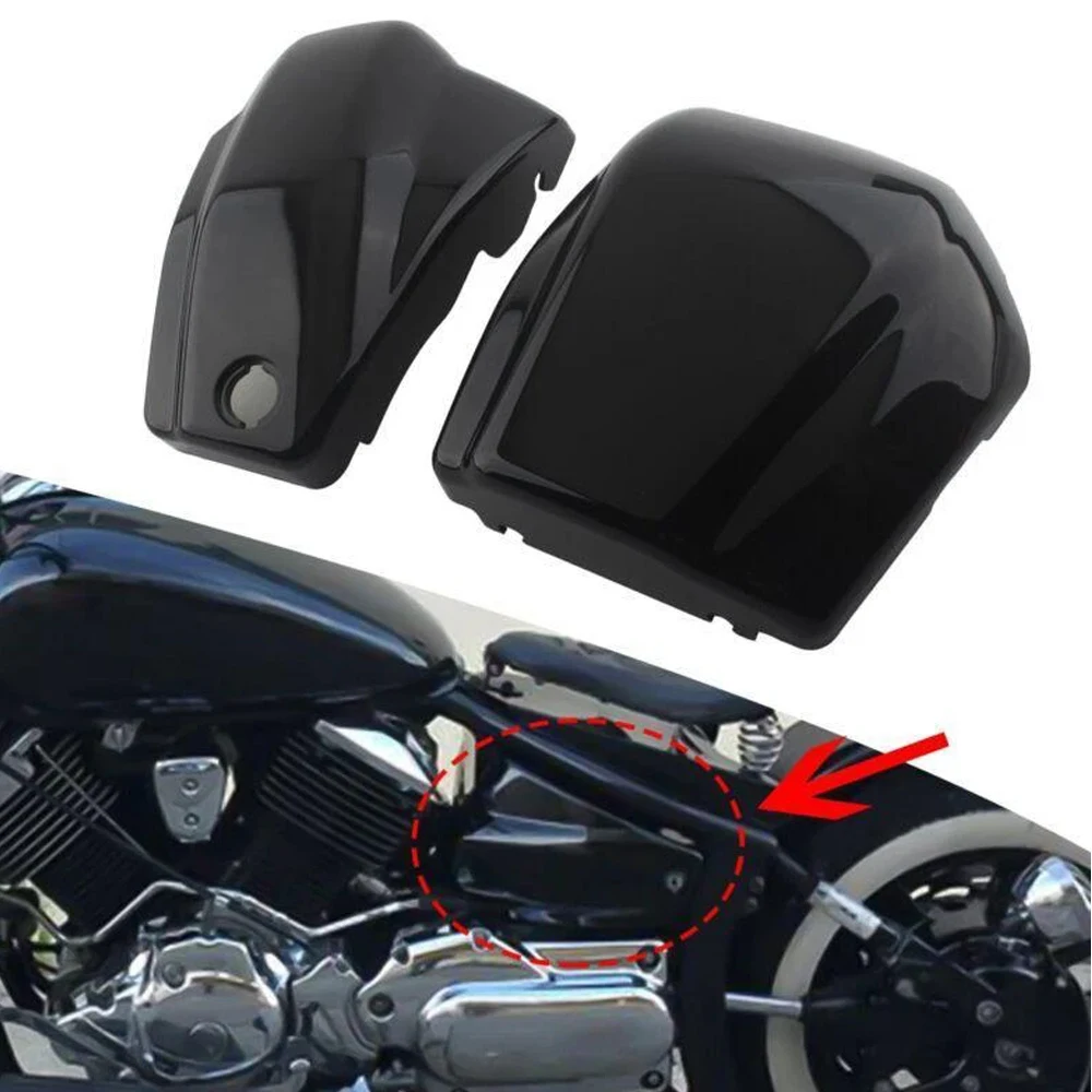 

Крышки боковых обтекателей аккумуляторной батареи для Yamaha Vstar XVS1100 Classic Custom 1999-2011 2000 2001 2002 2003 2004 2005 2006 2007 2008 2009