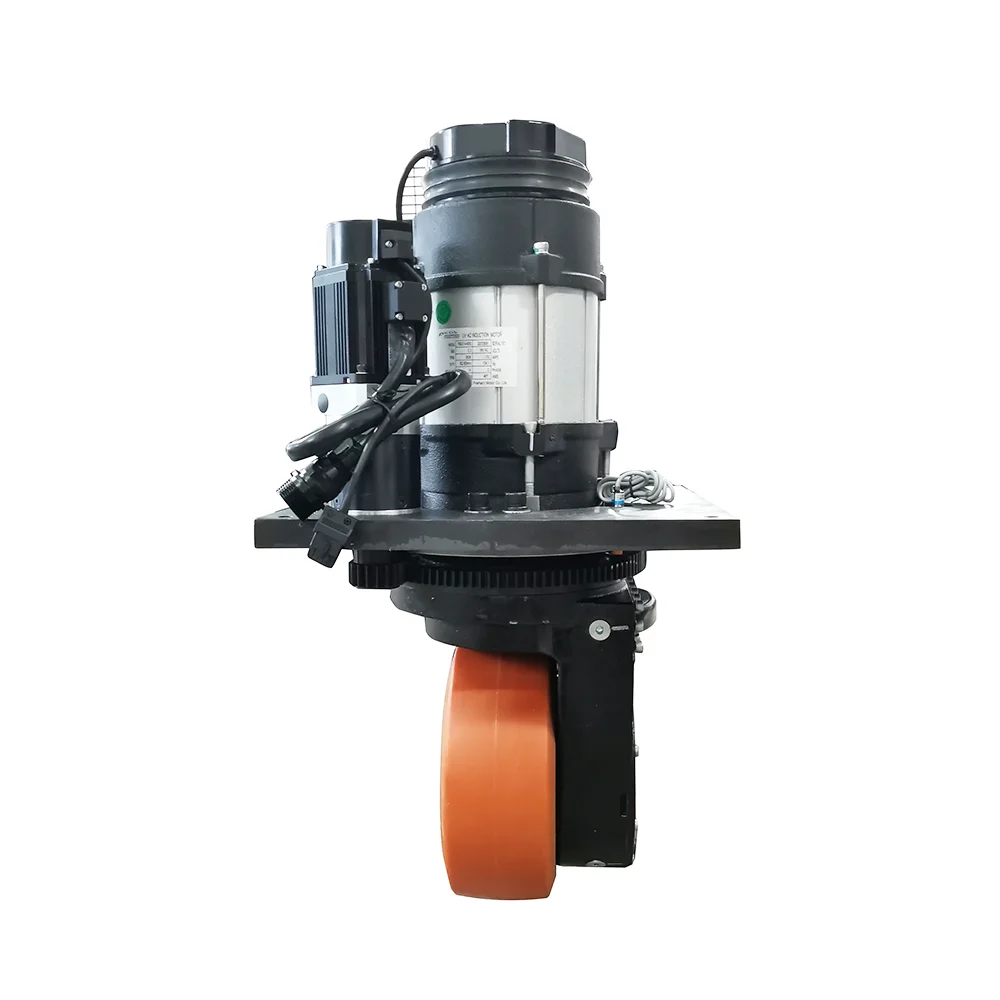 Schwere Last, 3300 W Direktantriebsrad, anpassbares Gabelstapler-Antriebsrad mit 400 W Lenkmotor
