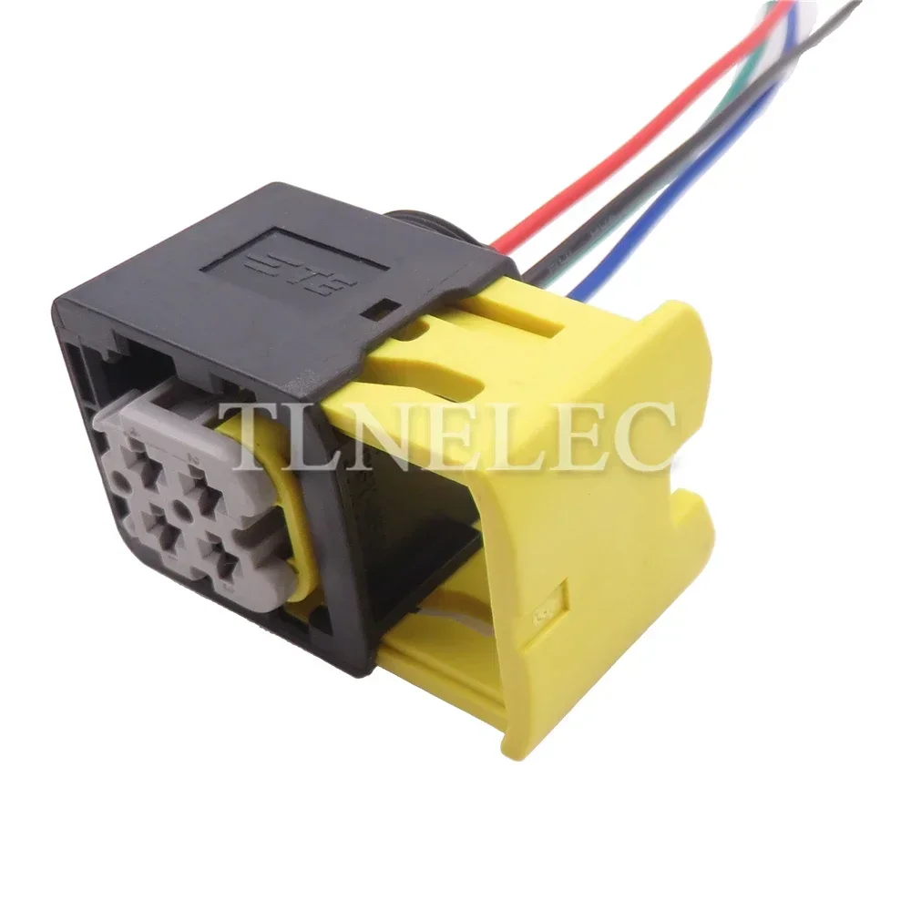 4 Pin Way Auto Nitrox Oxygen Sensor Wiring Cable Socket With Wires Auto Urea Pump Waterproof Connectors 2-1418390-1