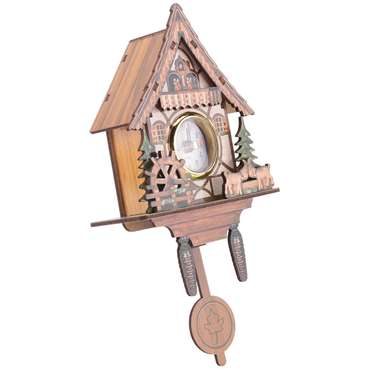 Cuckoo Wall Clock Cuckoo Timekeeping Alarm Clock Retro Clock Wooden Living Room Clock Home