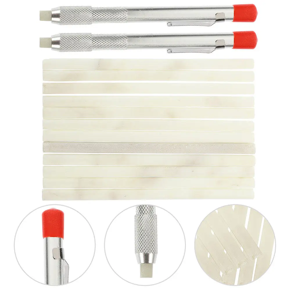 1Set Soapstone Pen Holder Set Smooth Soapstone Pencils Marking Tool for Welding Accessories Welder Tools Metal