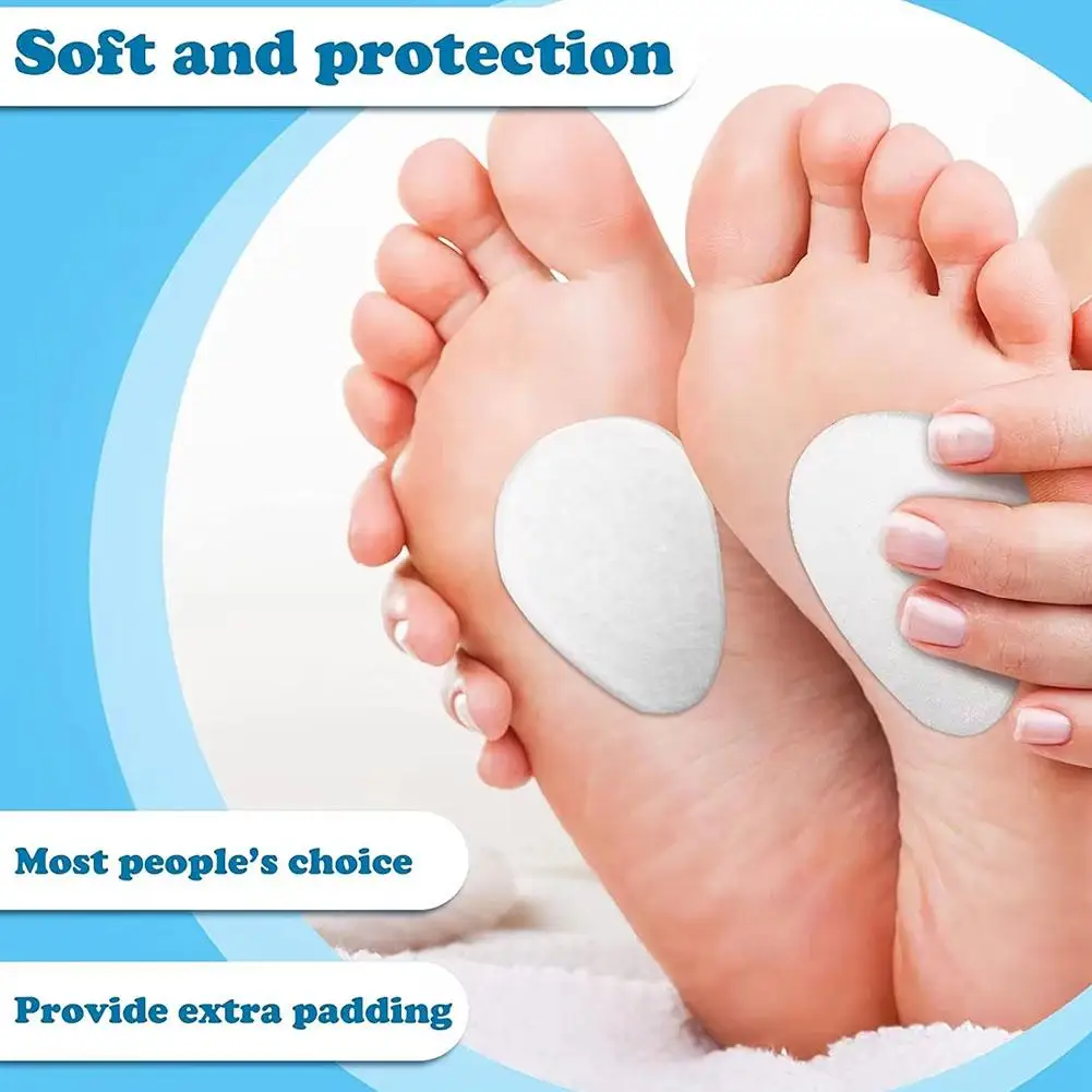 Metatarsal Felt Feet Pads Insert Pads Foot Cushion Pain Relief Forefoot Support Adhesive Foam Foot Cushion Pad For Men And O7c6