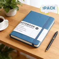 1‑Pack / 3‑Pack Hardcover Ruled Journal, Faux Leather Diary Notebook, 100 GSM Thick Lined Paper Writing Notepad for Office Work, Business Use for Men and Women 6
