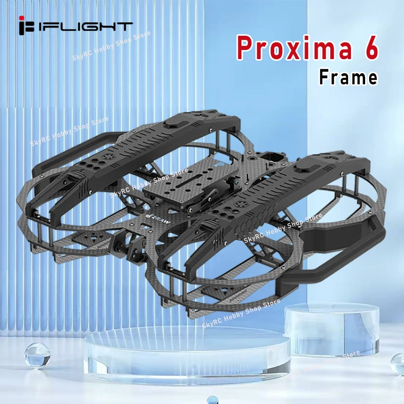 

Рама iFlight Proxima 6 Cinelifter — колесная база 262 мм, кронштейн 3 мм, 6-дюймовый DJI O3, совместимый с FPV RC аксессуар