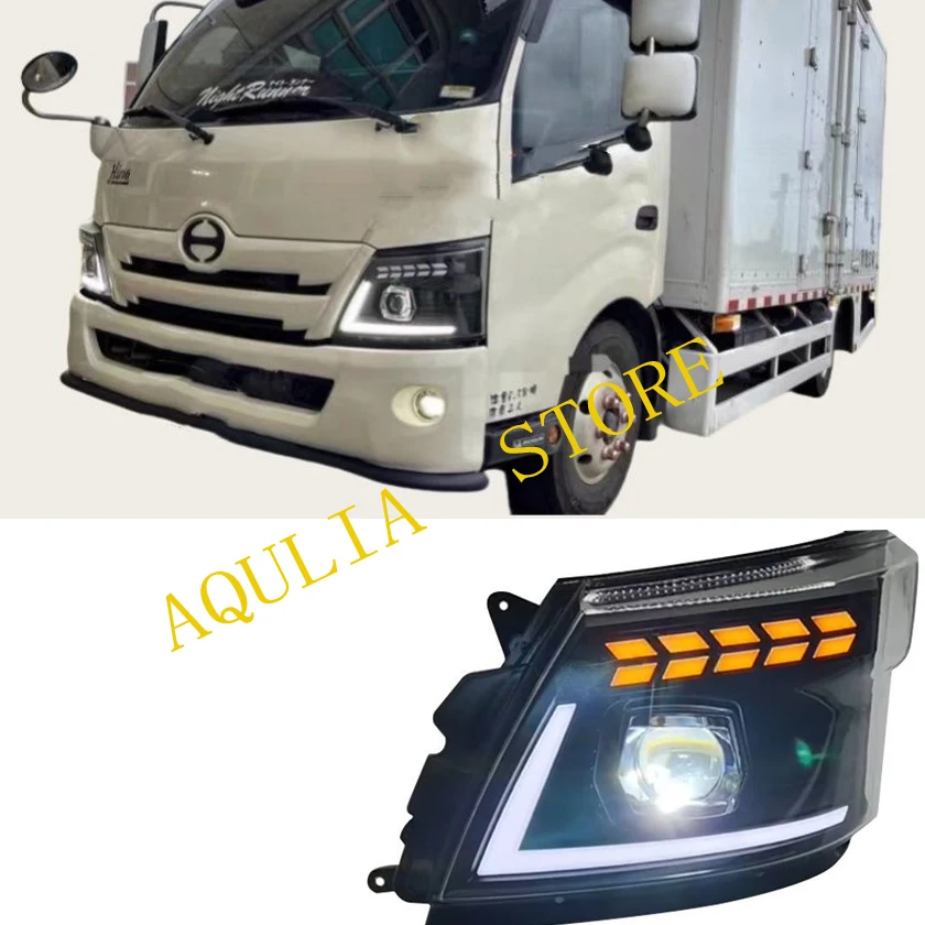 1 PCS Wholesale New LED Headlight Fit For for HINO 300 Wide Truck