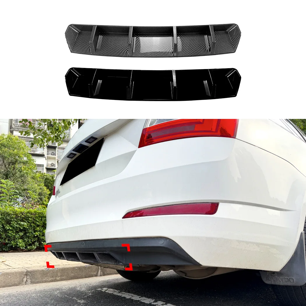 Applicable for Skoda Octavia MK3 2015-2017 Rear lip Bumper tail lip spoiler air knife modification accessories