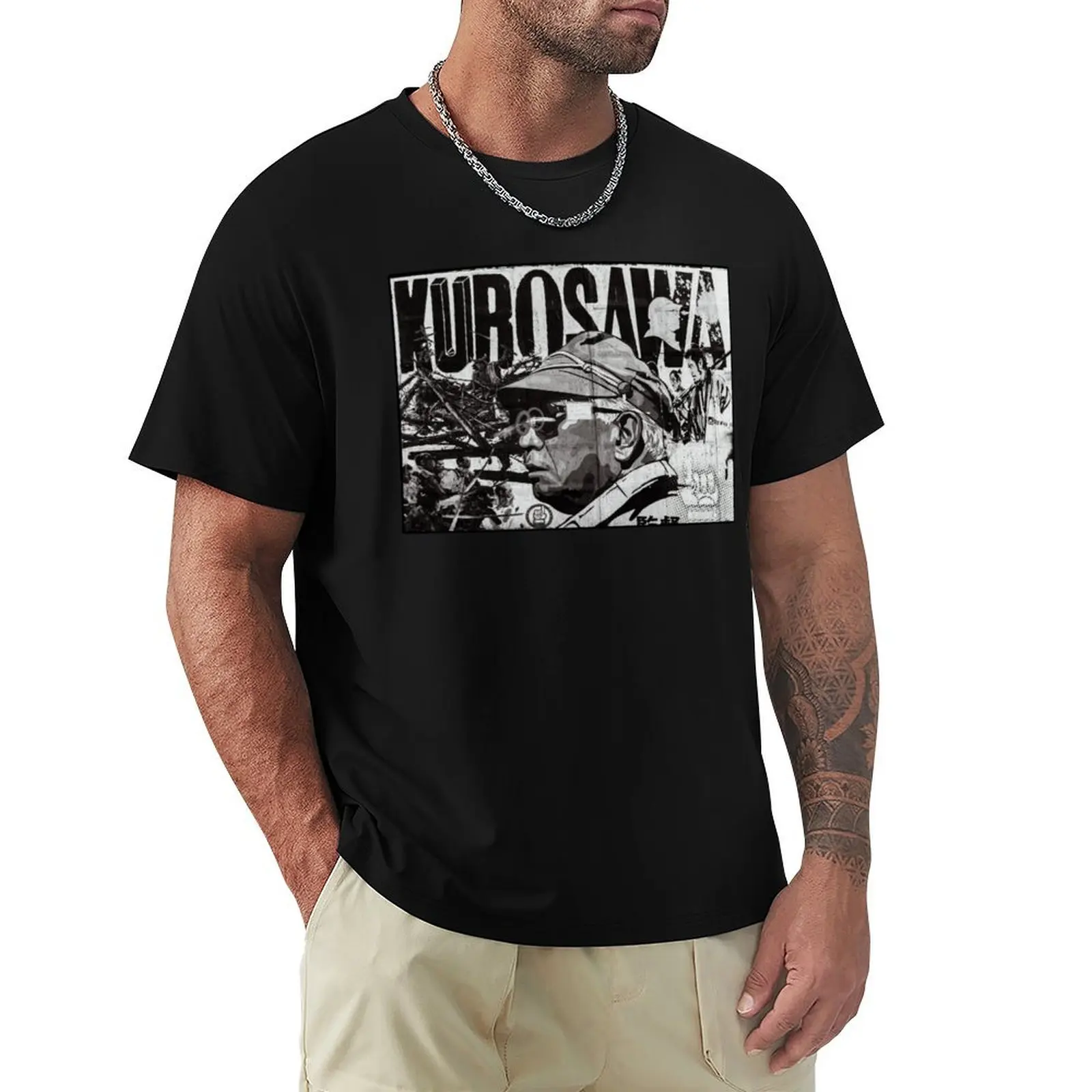 Reward Akira Kurosawa Retro Wave T-Shirt blacks graphic shirts sweat T-shirts man t shirt men