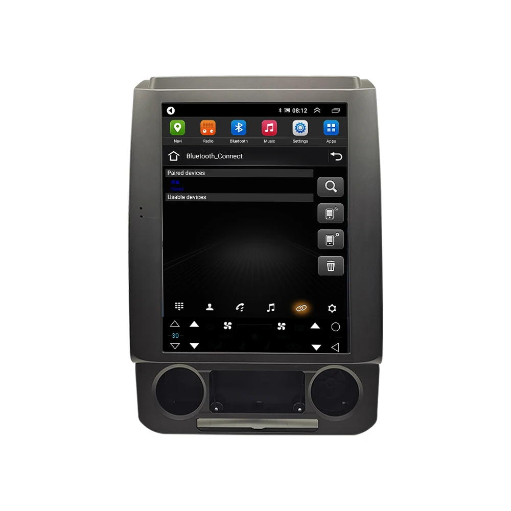 12 "راديو السيارة لفورد F150 2015-2020 شاشة أندرويد مشغل فيديو السيارات الوسائط المتعددة ستيريو نظام تحديد المواقع والملاحة رئيس وحدة Carplay