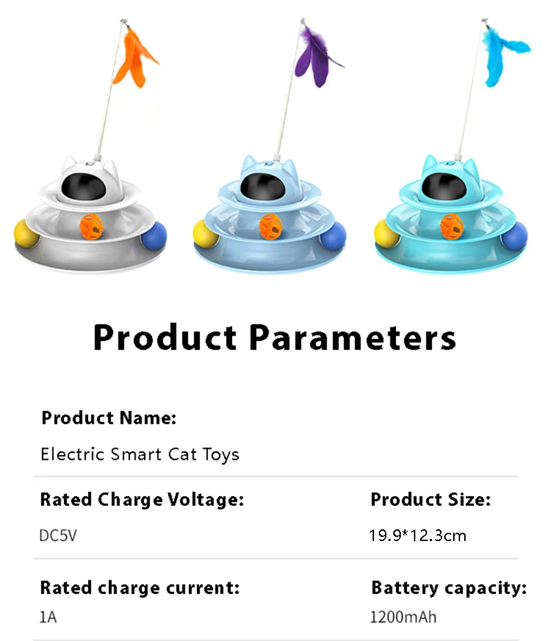 5 in 1 Interactive Cat Toys Cat Teaser Stick Catt Accessories Pet Toy Smart Laser Pet Toy