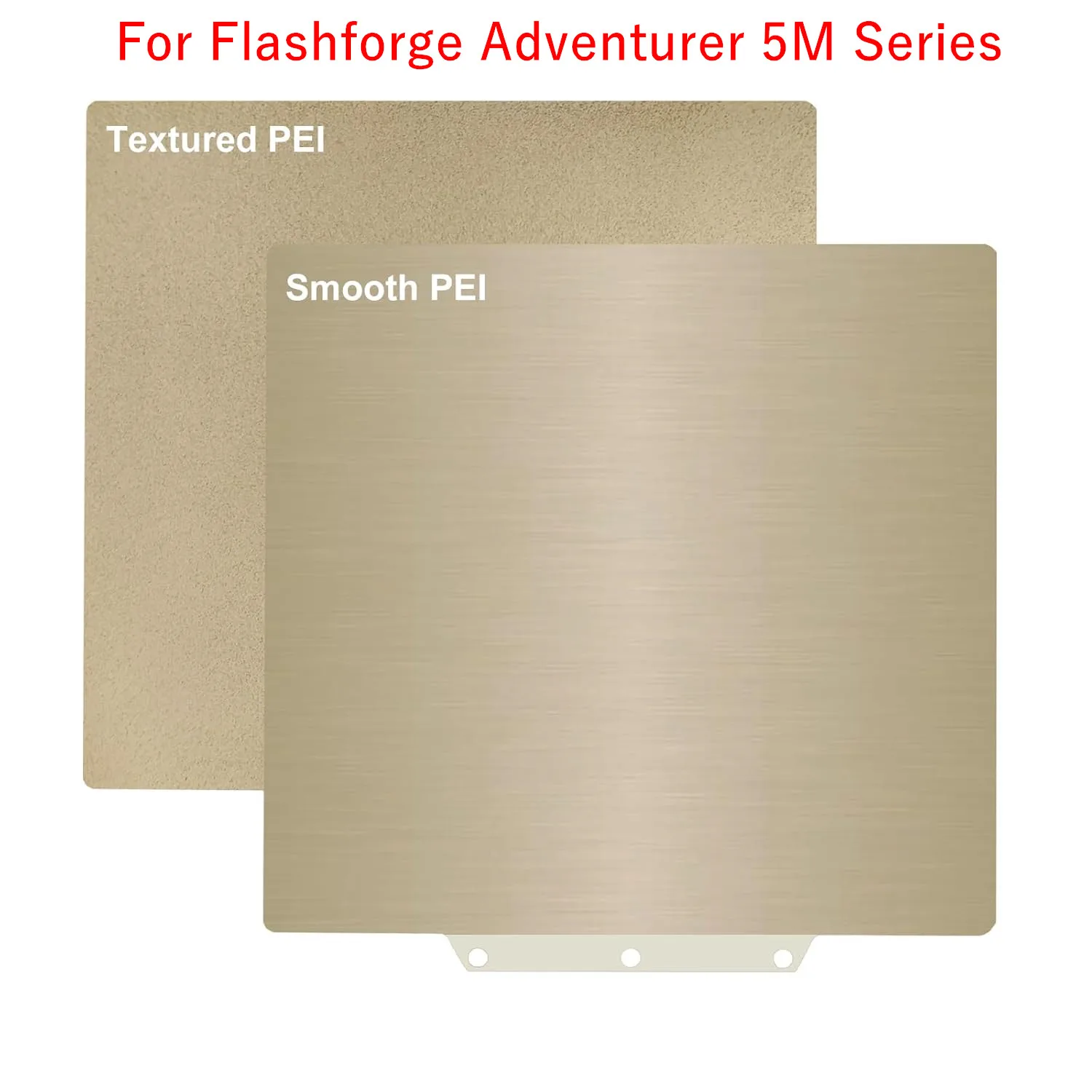 

Smooth Textured PEI Build Plate 235mm for Adventurer 5M/5M Pro/AD5X Flexible Spring Steel PEI Sheet Double Sided Printing Bed