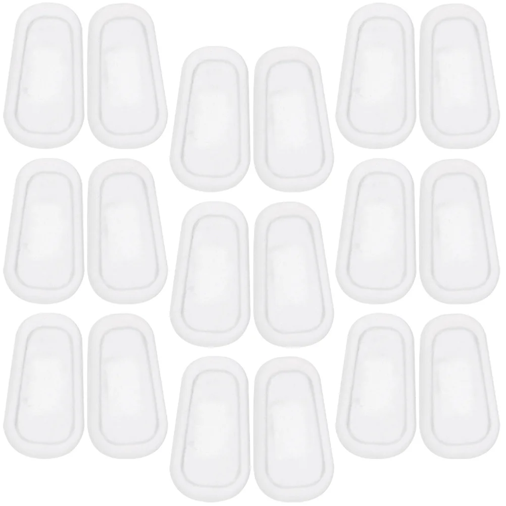 20Pairs نظارات مخدات أنف للنظارة المضادة للانزلاق دائم يناسب إطارات مختلفة صنعة مثالية نظارات الأنف قطعة Nosepads للنظارات #3