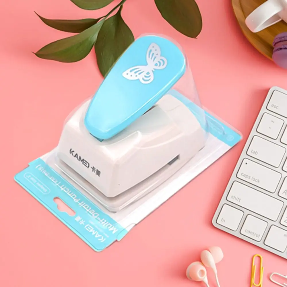 Hole Puncher Butterfly Hole Puncher Cutting Craft Punches Maker Embossing Machine 3.8cm Paper Cutting Embossing Punches for Card