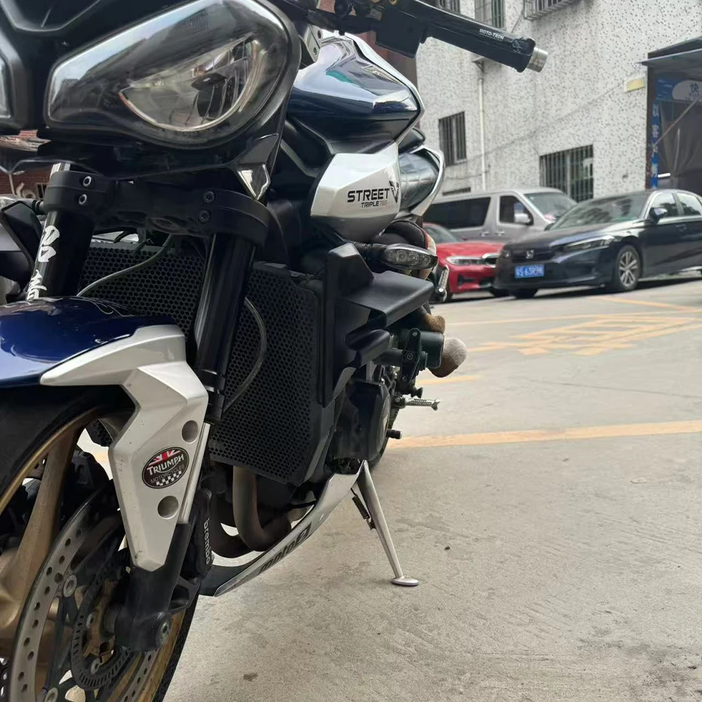 ملحقات هوائية جناح هدية جانبي سبويلر لـ Triumph Street Triple 765 R RS 2025 2024 2023 ملحقات تعديل الدراجة النارية