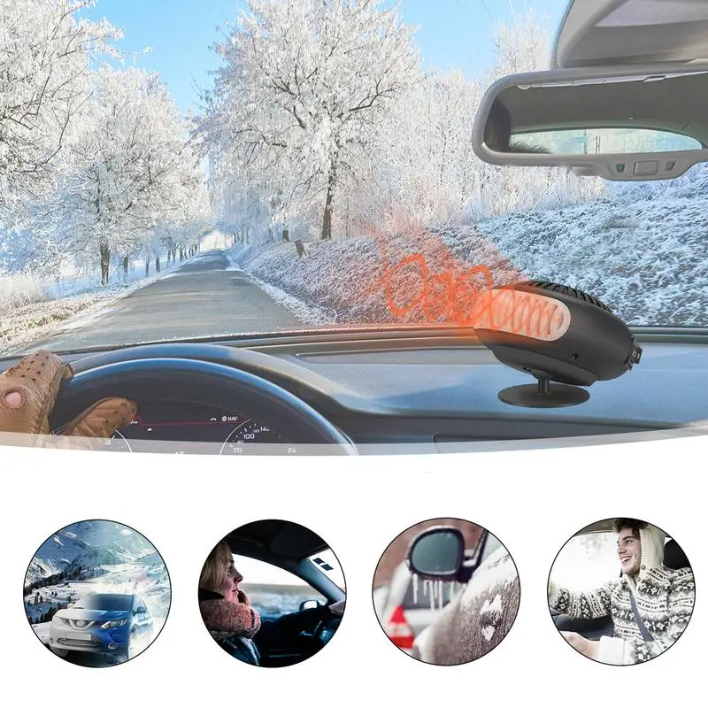 Portable Heater For Car Adjustable Car Air Heater Car Defroster Windshield Heater Practical Windshield Heater Windscreen