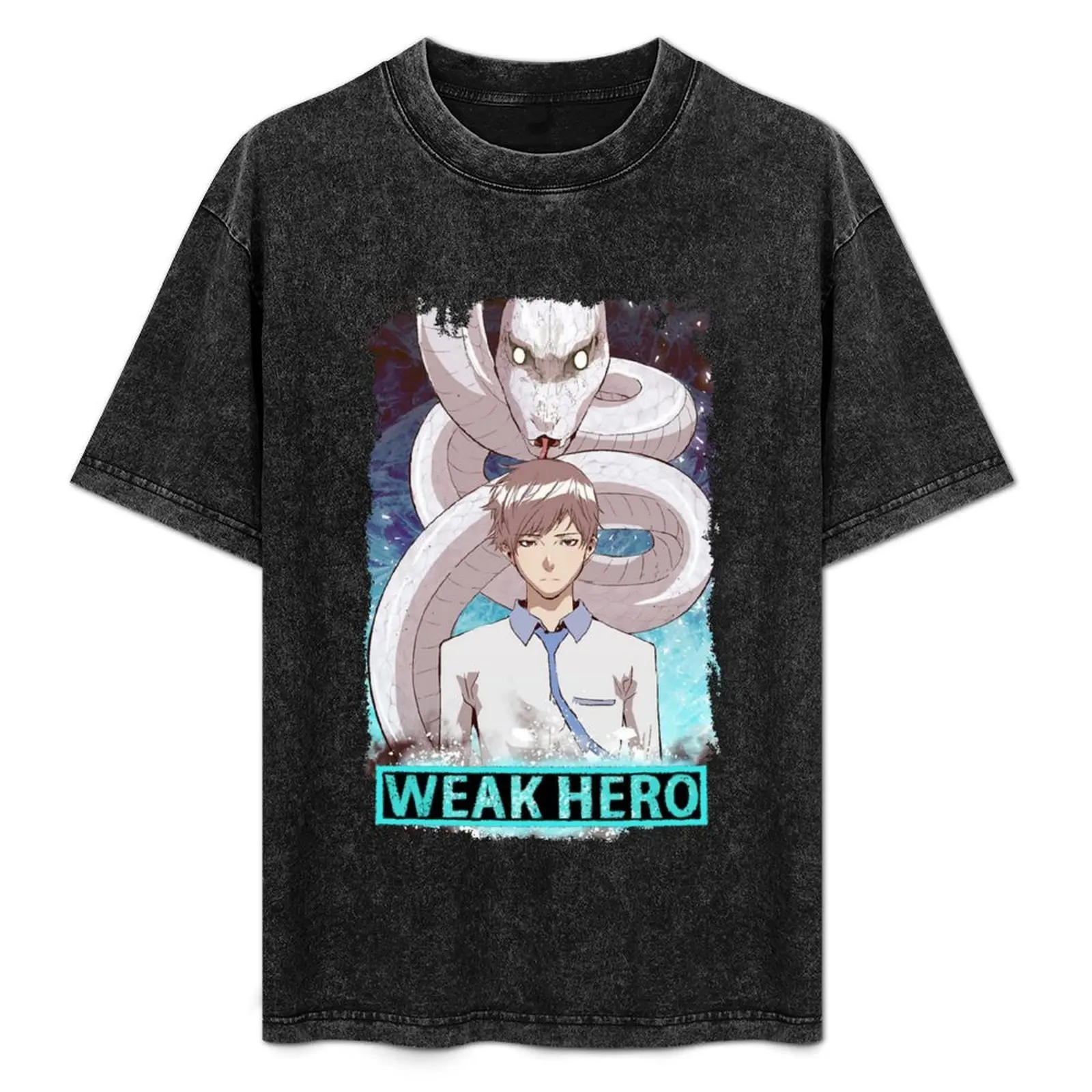 

Weak Hero - White Mamba T-Shirt Work Daily Short Sleeve Top