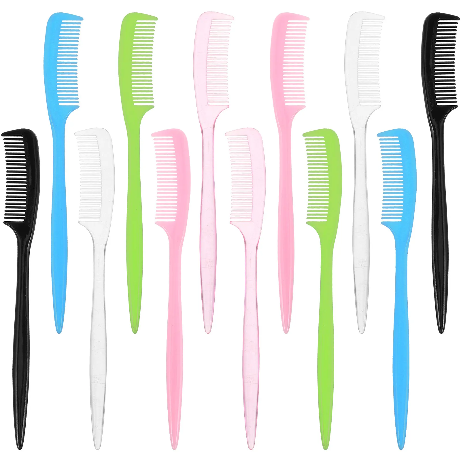 

12Pcs Miniature Hair Styling Kit for 30Cm Figures Fine-Tooth Comb Rat Tail Parting Tool Compact Pocket-Sized Detangling Grooming