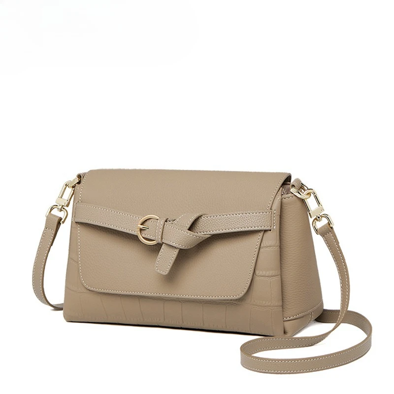 

Women's Small Genuine Leather Shoulder Bags Fashion Brand Designer Trend Belt Handbags and Purses High Quality Crossbody Bag