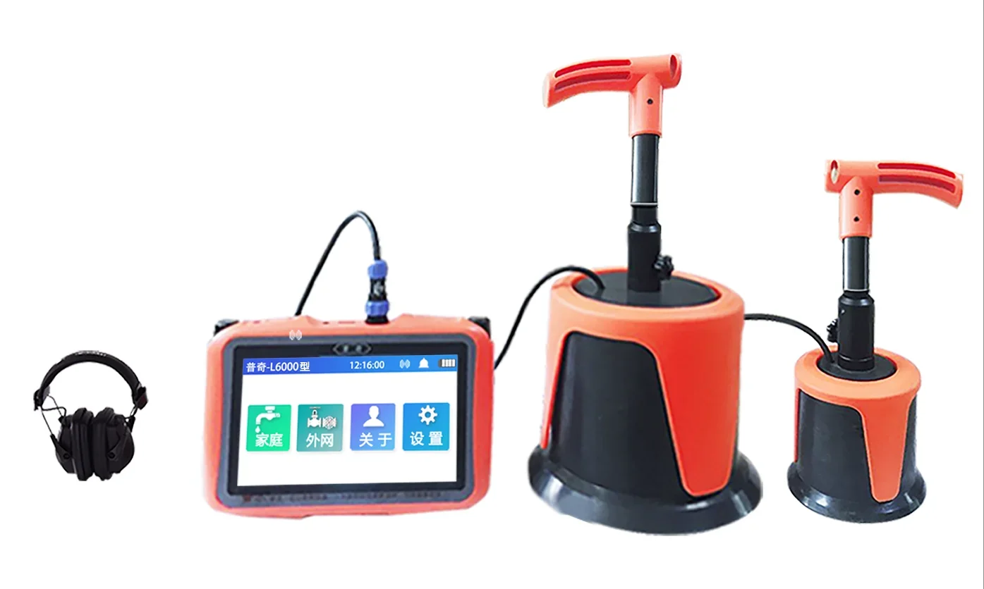 New 2023 PQWT L6000 Pipe Water Leak Detector New Product Water Pipe Leakage Detector Underground Pipe Leakage Detector