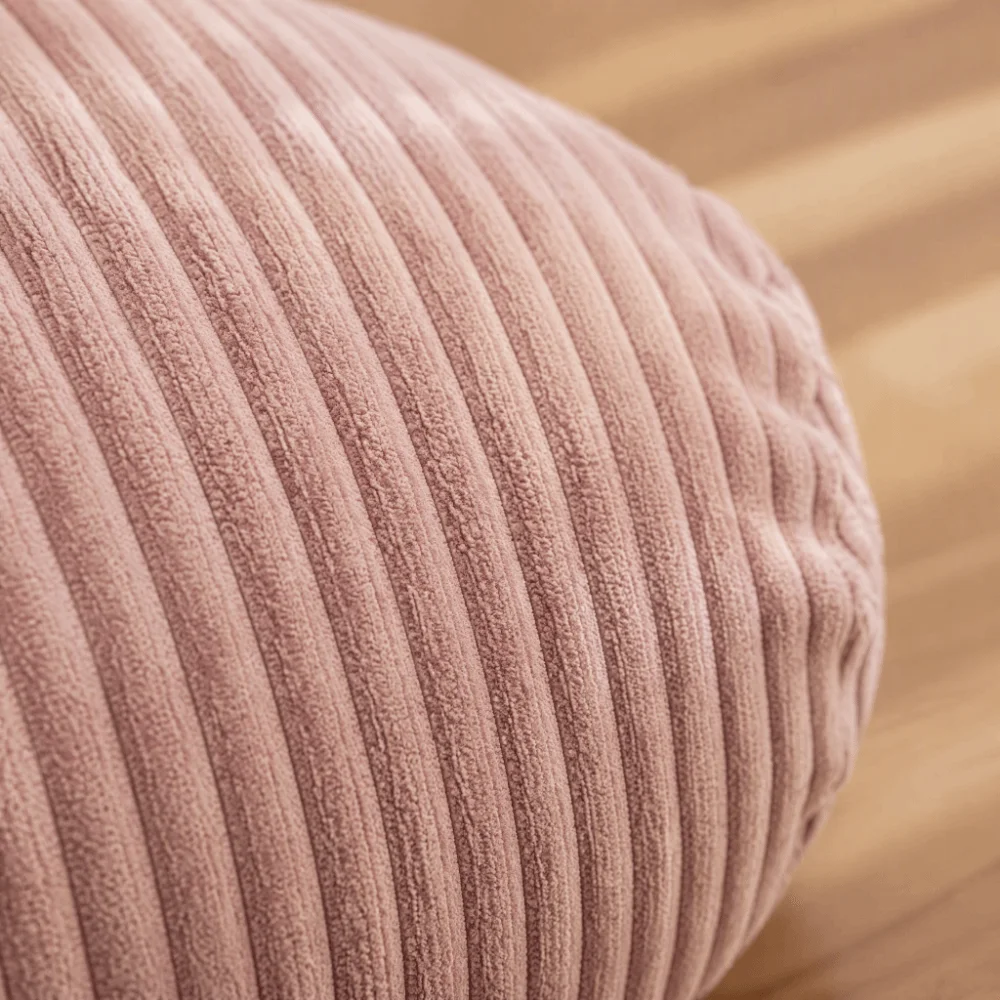Corduroy Bean Bag Cover Washable Cover Removable Cover Beanbag Slipcover Single‑Seat Without Inner Filler Sofa Chair Cover