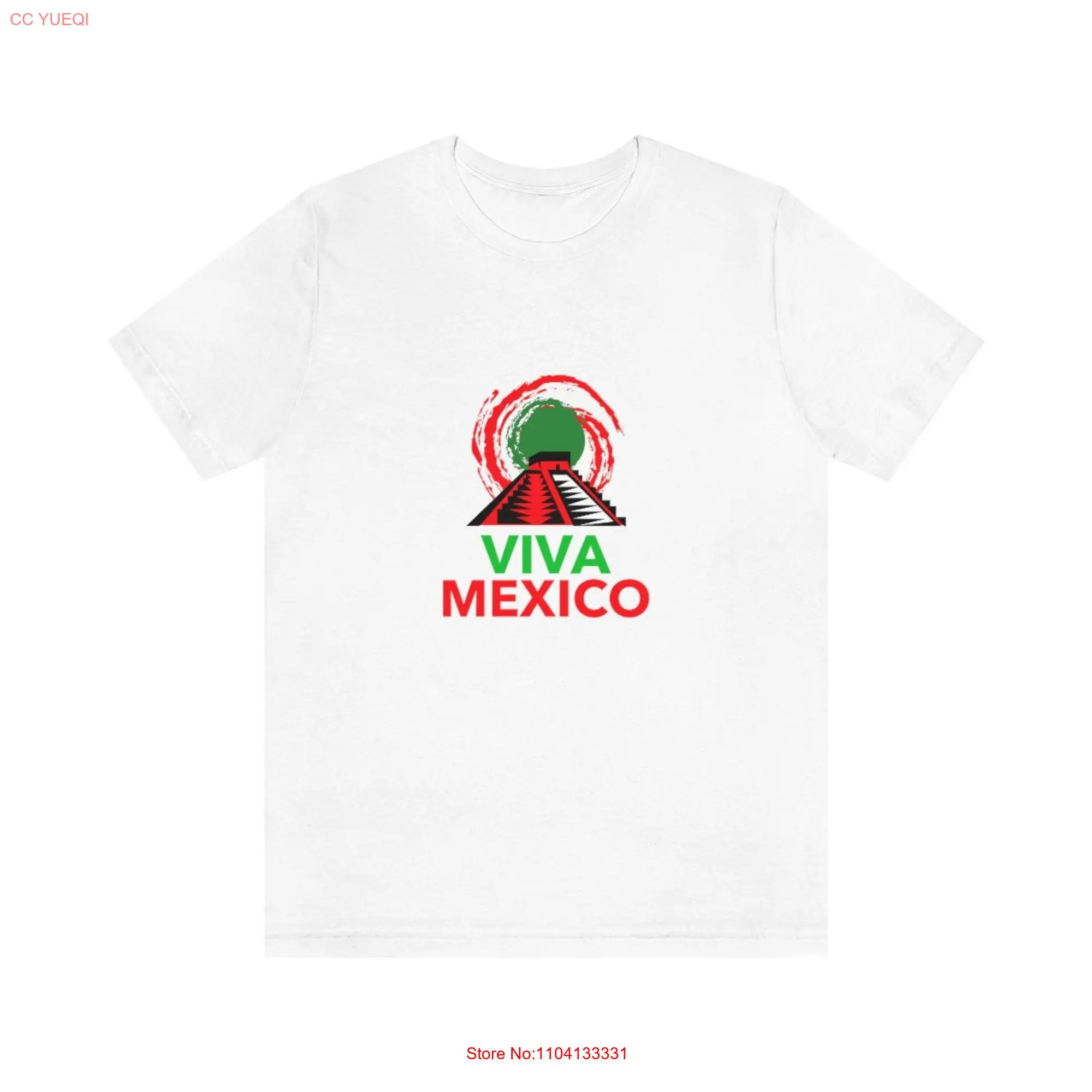 Pyramid Mexico T shirt Bella canvas 3001 long or short sleeves