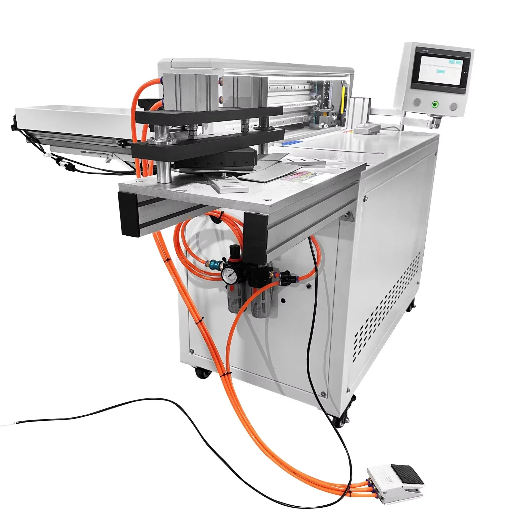 KPC-7015SVA Servo Motor Auto Programming V Grooving Machine Hydraulic Rigid Box Grooving Hardcover Grooving Machine