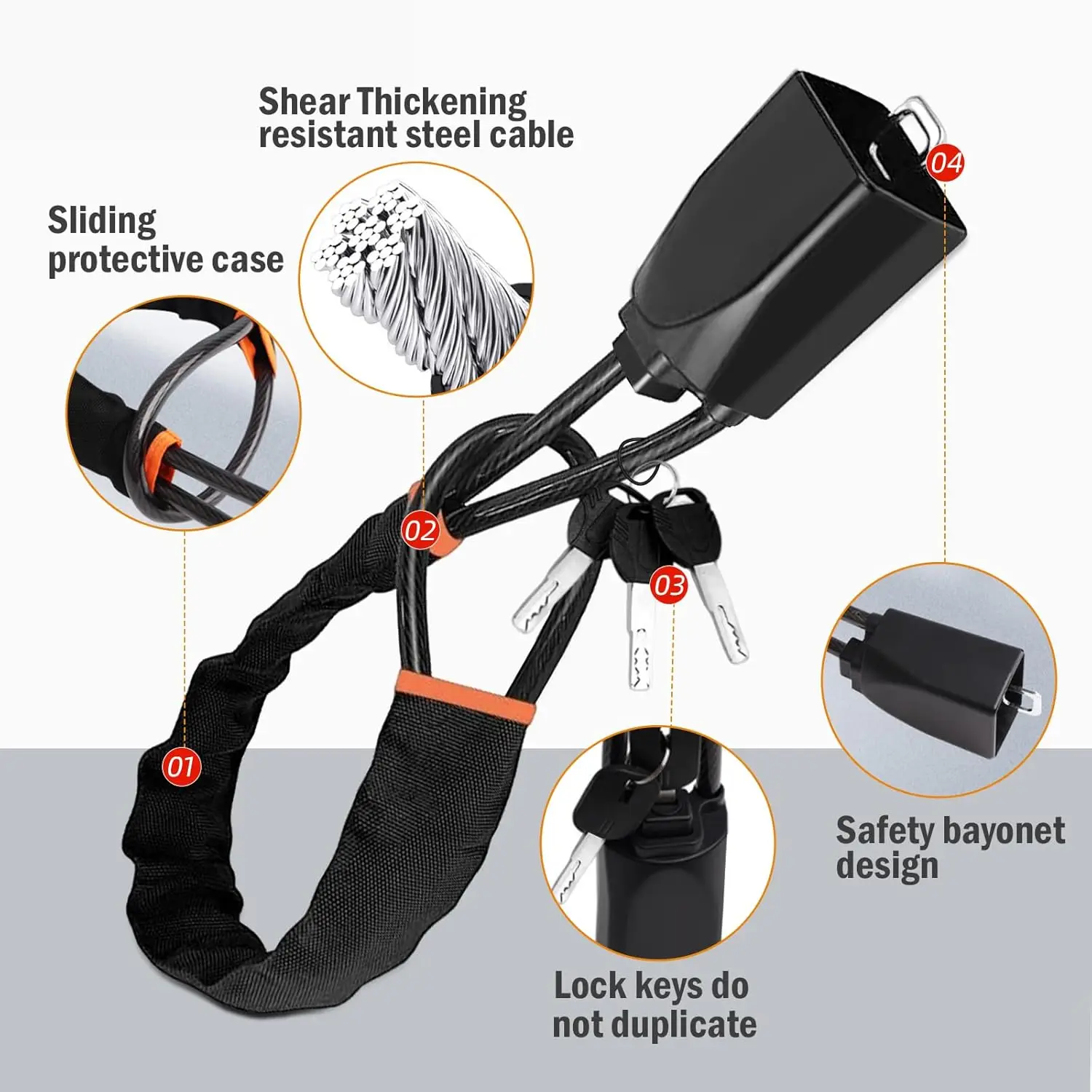 Steering Wheel Lock, Car Theft Prevention, Steering Wheel Seat Belt Buckles Lock for Universal Car, Steering Wheel Lock Anti-Theft (Black)