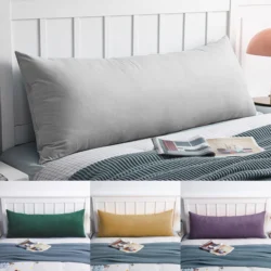 Fodera per cuscino grande in velluto confortevole 50x70CM 50x138CM 50x152CM federa lunga per dormire in peluche Standard sanitario