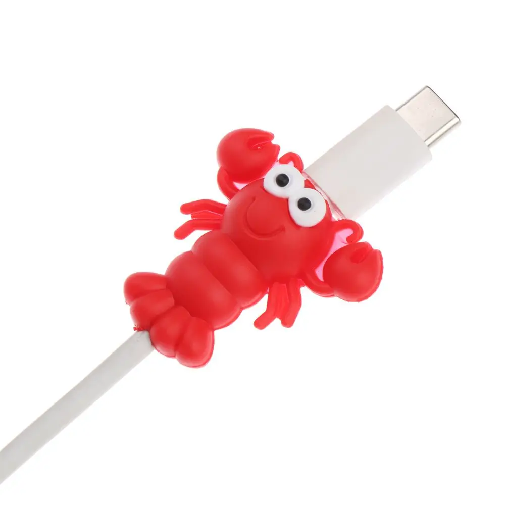 Cute Cartoon Wired Earphone Insect Shape Cable Protectors Wire Cord Protector Silicone Case Data Line Cover