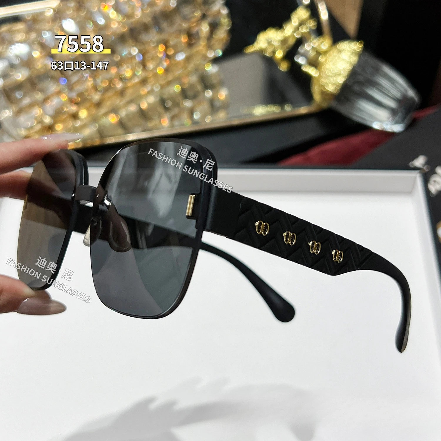 

​ ​ Поляризованные солнцезащитные очки TR в оправе с силиконовыми носоупорами, роскошная мода унисекс ​