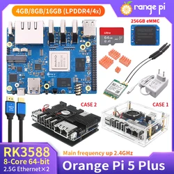 Orange Pi 5 Plus 16GB / 8GB / 4GB LPDDR4/4x RK3588 8-Core 64-Bit 2.5G Dual Ethernet Ports with PCIE Extension Support 8K Video