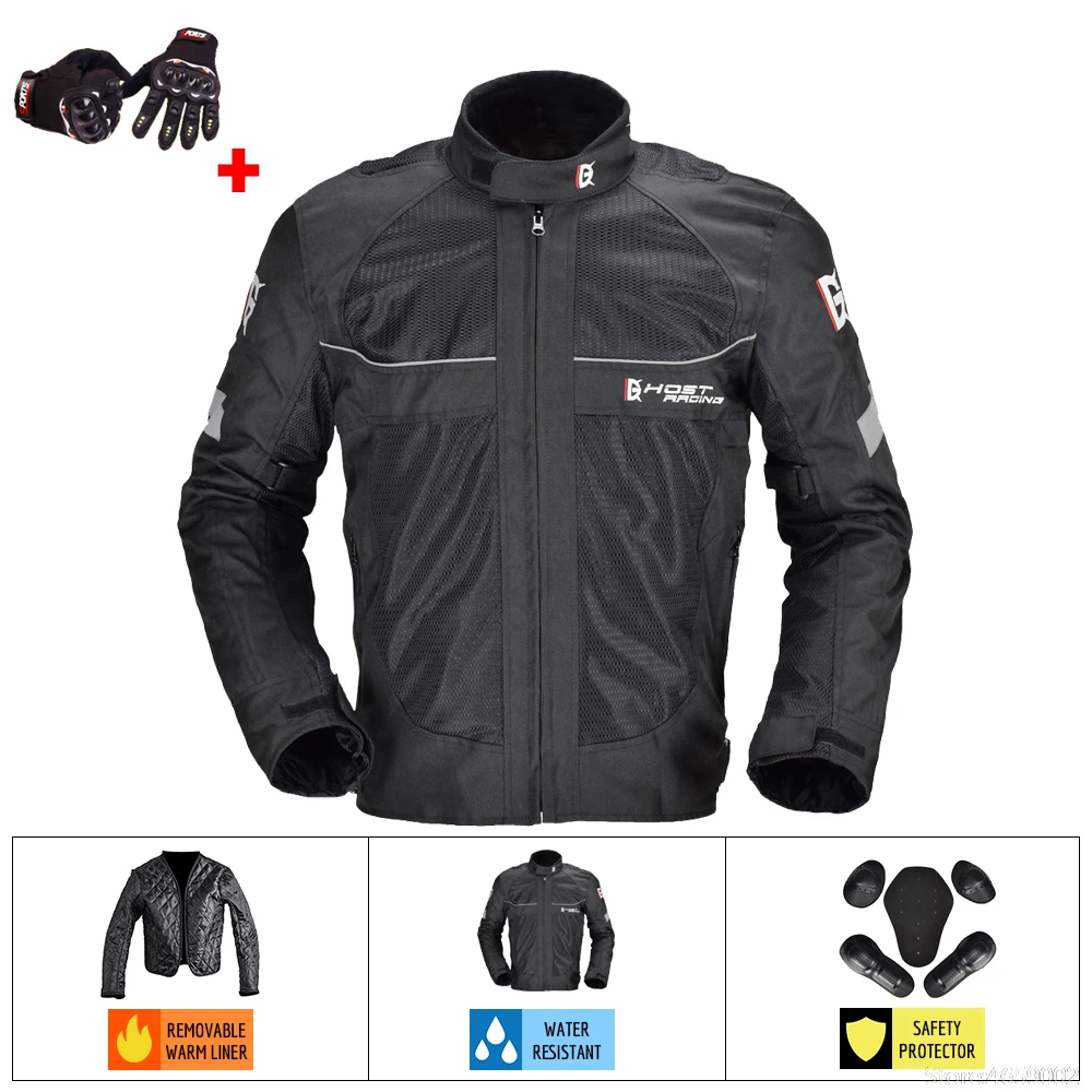 GHOST RACING Motorcycle Suits Protective Gear Motorbike Riding