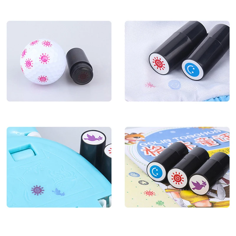 1 pcs golf ball stamps Colorfast Quick-dry  Long Lasting Stamper Balls Marker Impression Seal Gift Golf Accessories