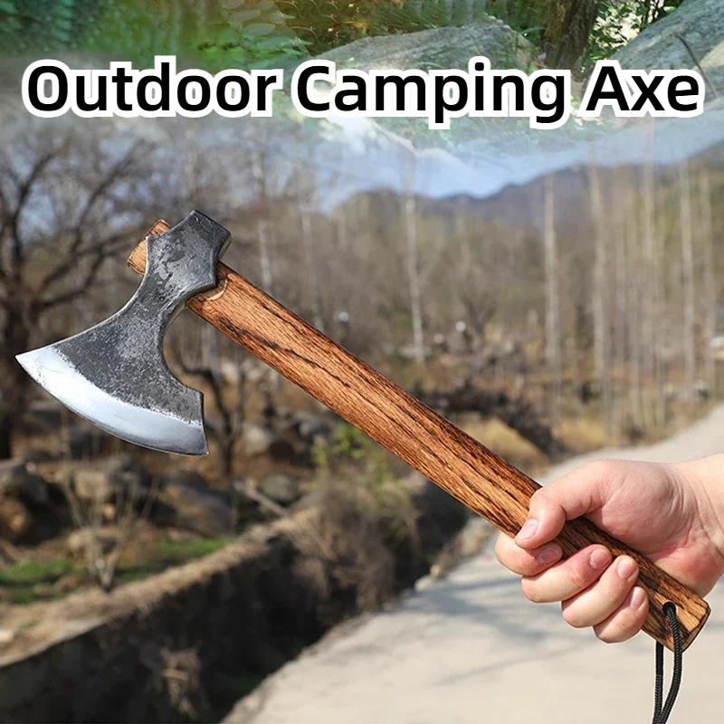 Outdoor Axe Multifunctional Hatchet for Lumberjack Professional Portable Tactical Ax Hand Tools Survival Stuff Camping Supplies