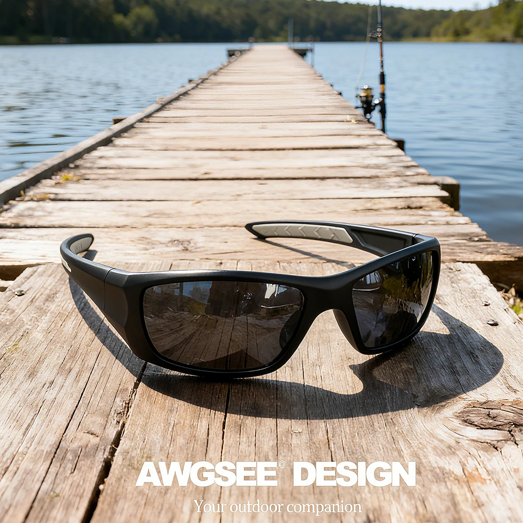 High Quality Frame Polarized Sunglasses True Coating TAC Lens Men Outdoor Sport Sun Glasses UV400 Protection Driving