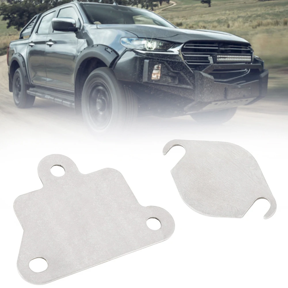 2PCS EGR Valves Cover Plate Set High Hardness Car Supplies for Ford-PX PX2-Ranger Mazda-BT50 Machine 3.2L 2.2L